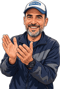 Protagonista aplaudiendo